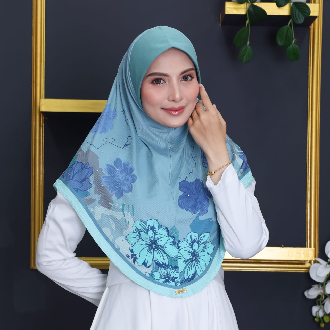 ALIZA COTTON RIBBED SCARF