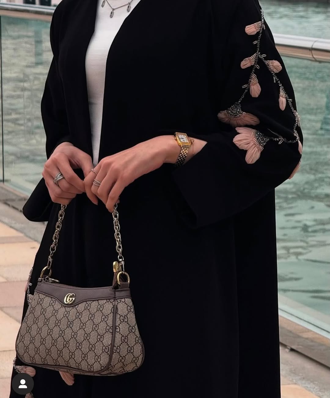 CELINE HANDWORK ABAYA