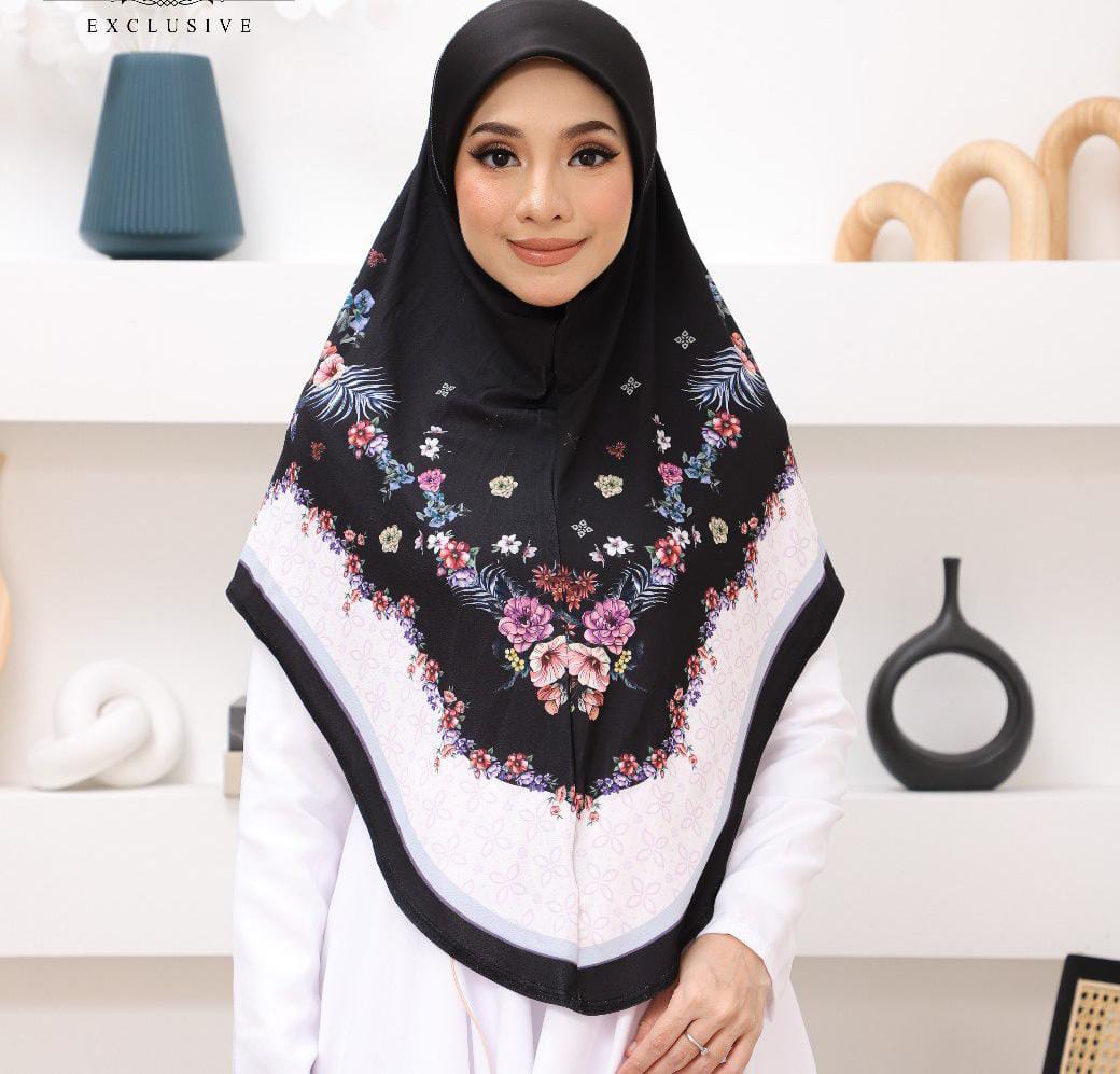 BLACK FIZA SCARF