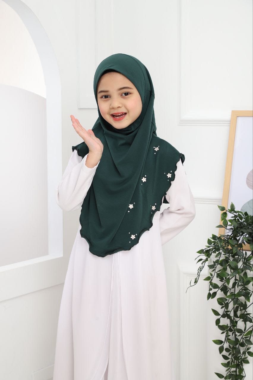 GREEN RIDA KIDS SCARF