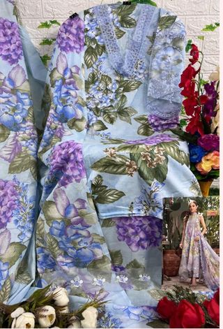 SKY BLUE PATCH SUIT