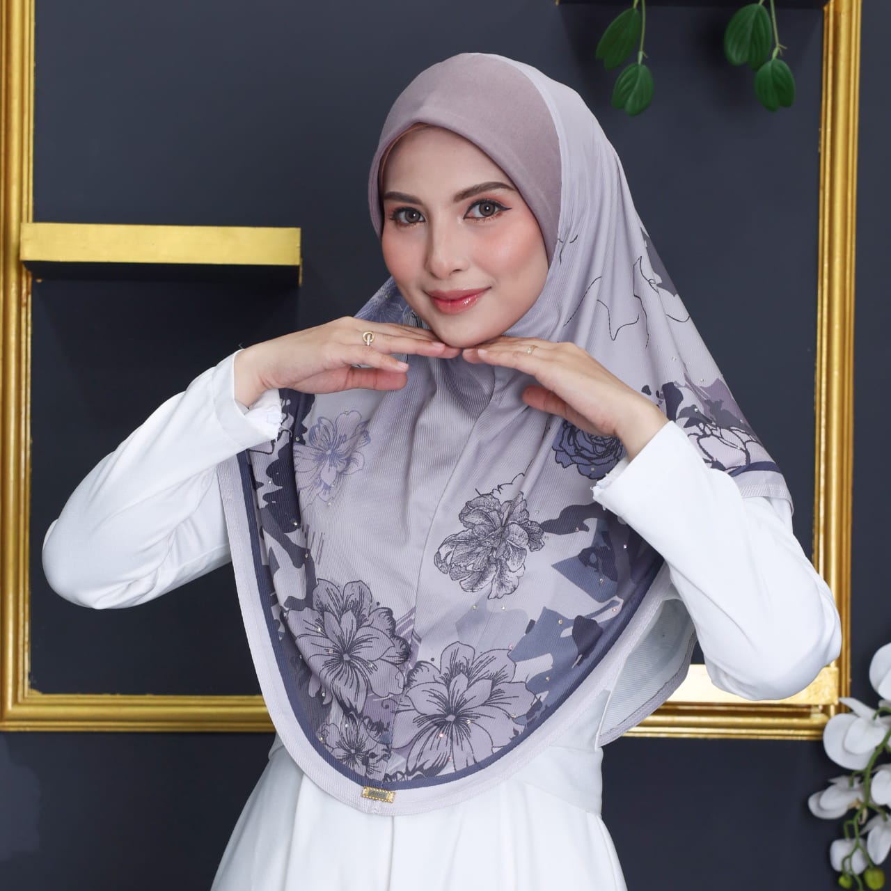 ALIZA COTTON RIBBED SCARF