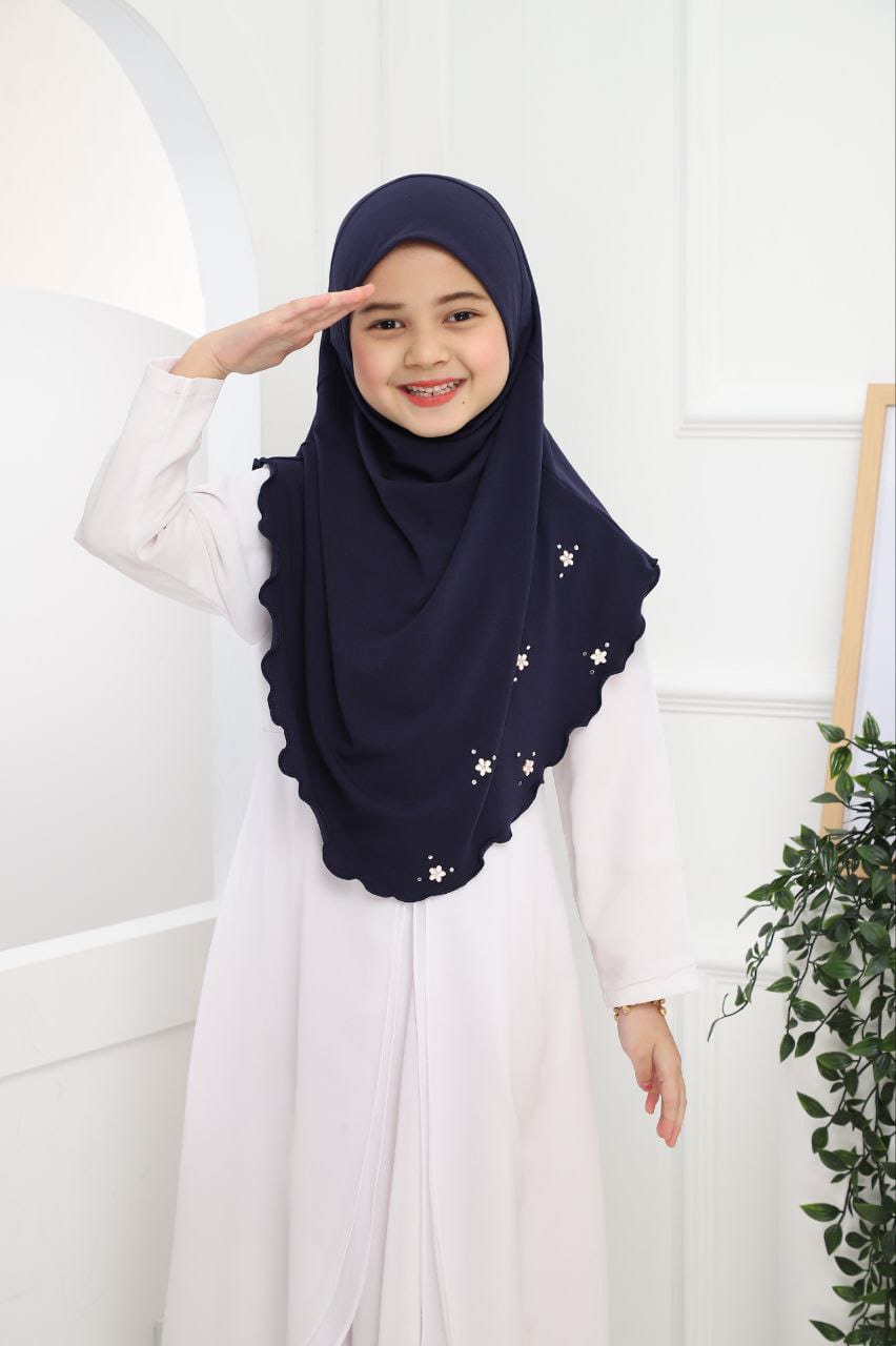 NAVY RIDA KIDS SCARF