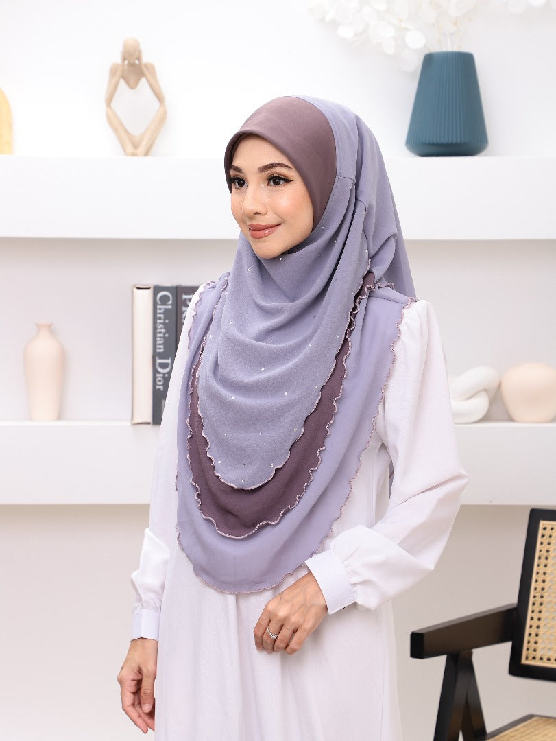 L GREY AINA SCARF