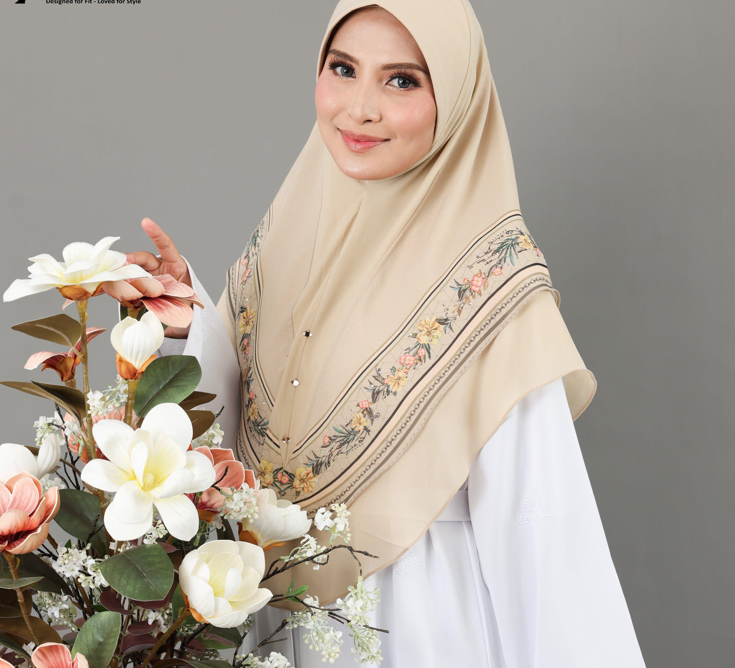 CREAM NORA ADULT SCARF