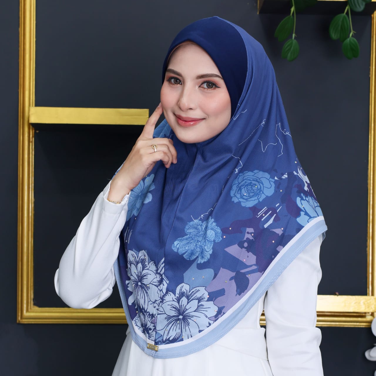 ALIZA COTTON RIBBED SCARF