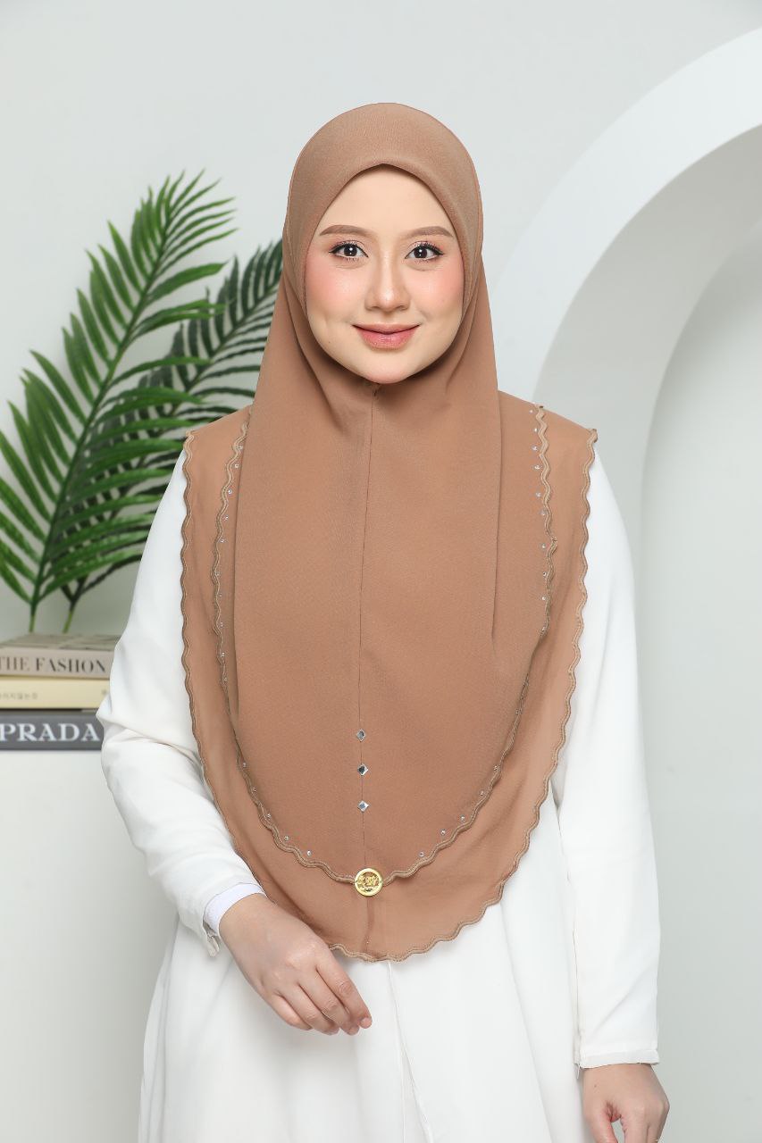 BROWN AMIRA SCARF