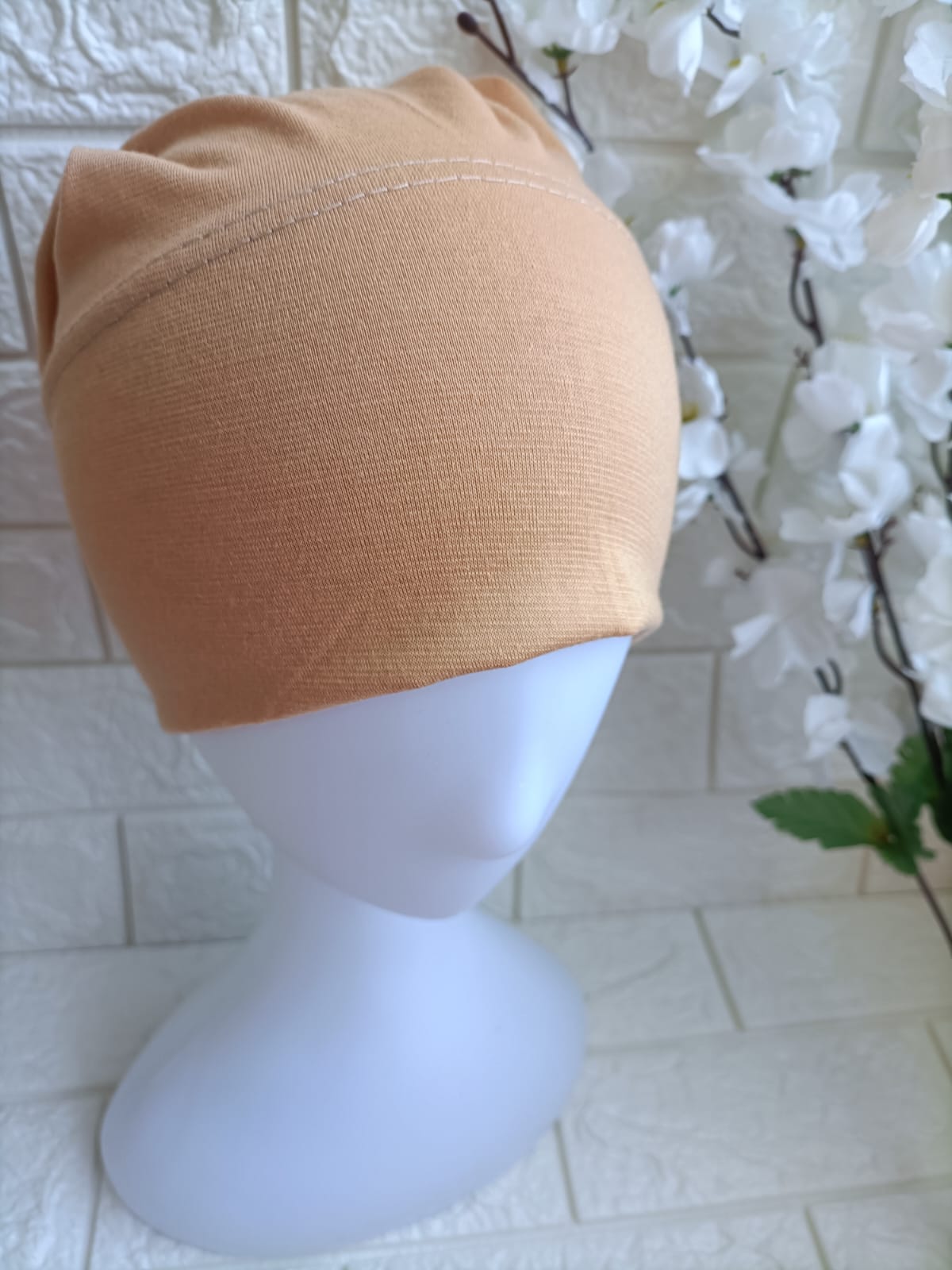 GOLDEN INDONESIAN HIJAB CAP