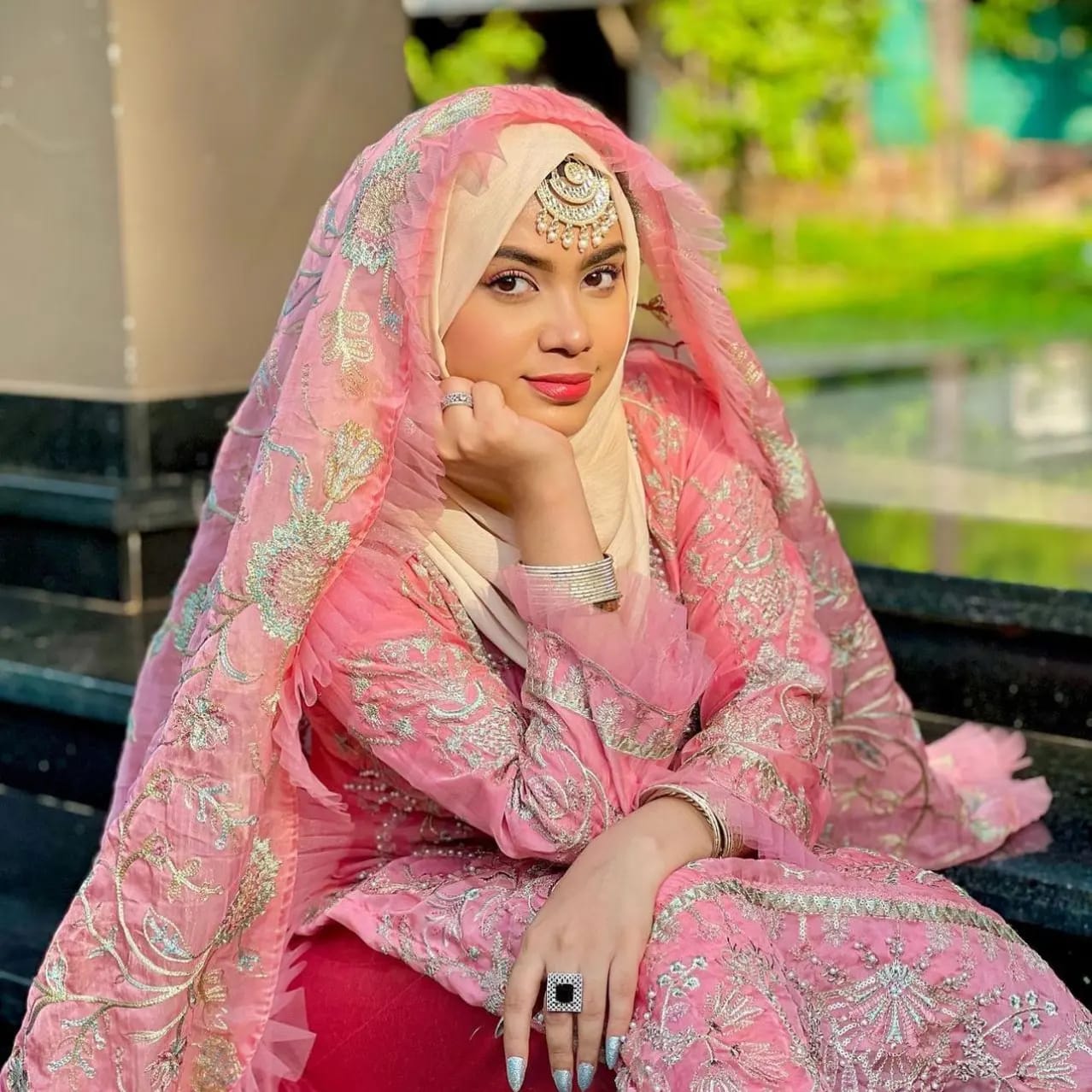 LULU PINK PARTYWEAR SUIT