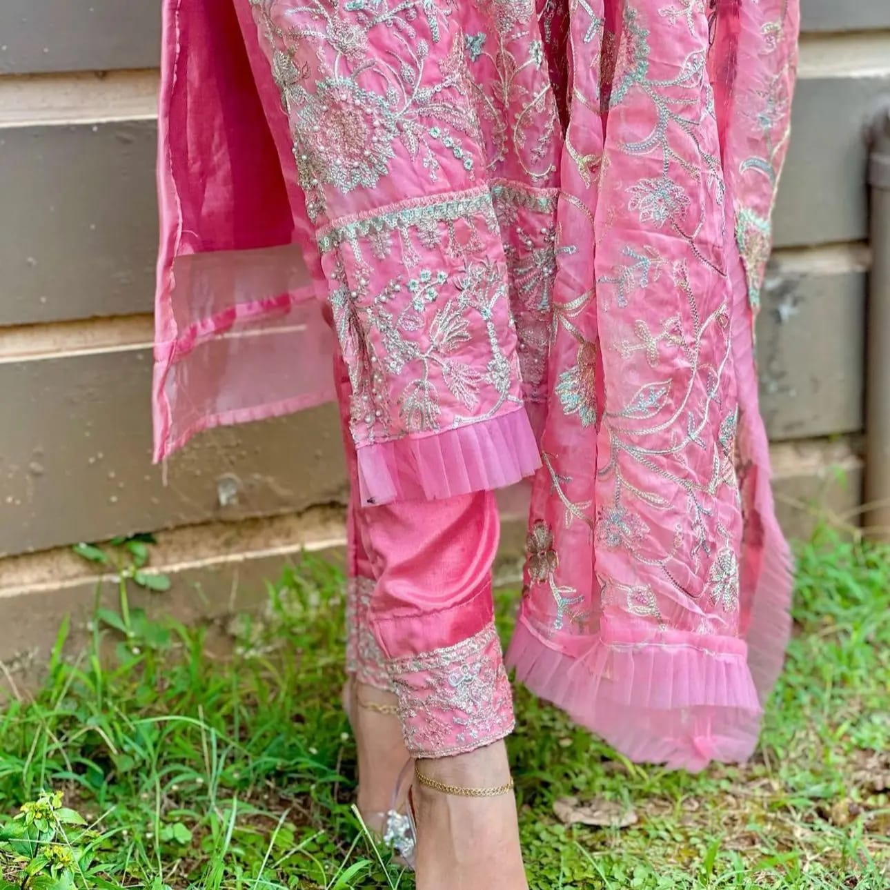 LULU PINK PARTYWEAR SUIT