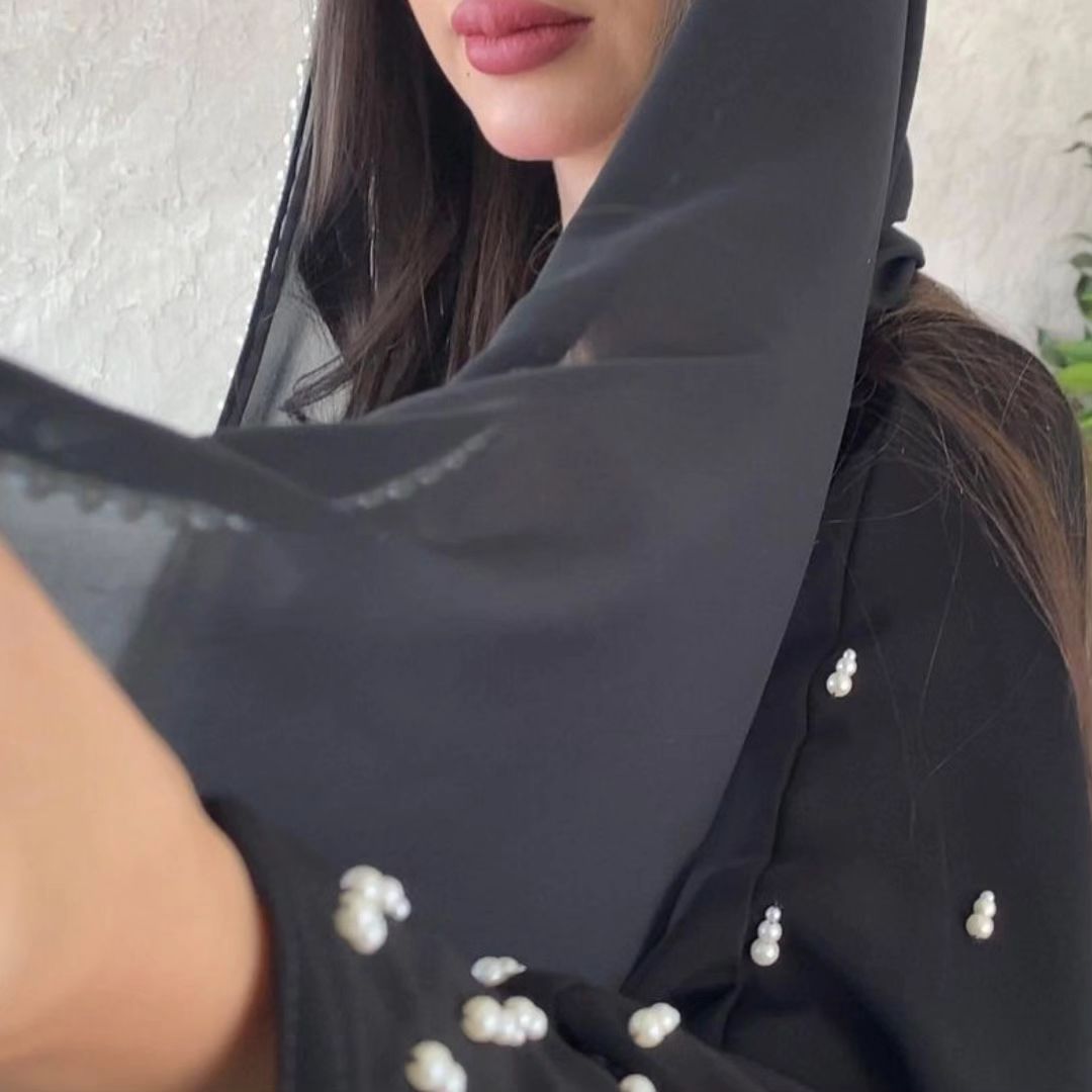 FIDA PEARL-WORK ABAYA
