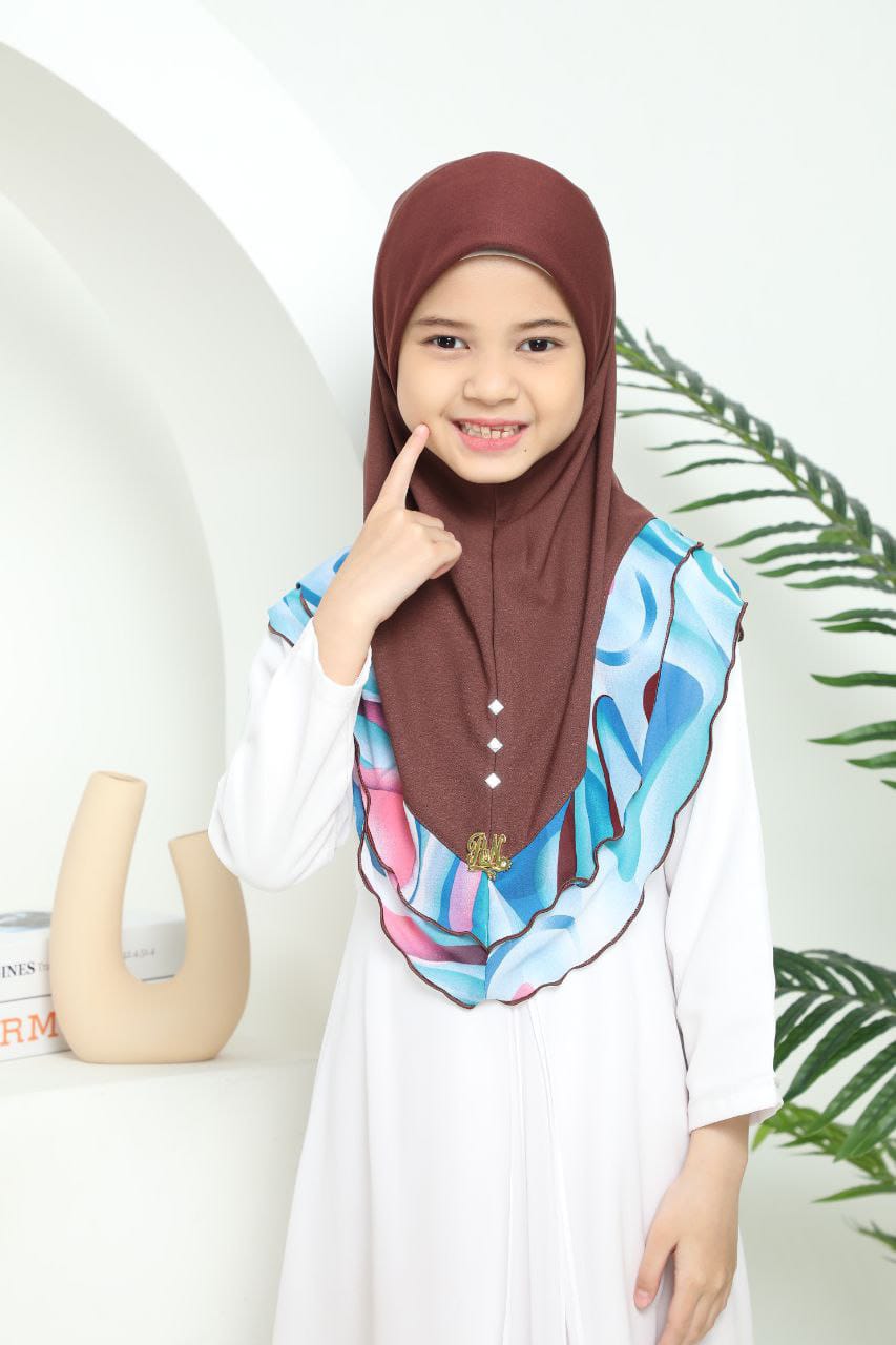 EMILIA KIDS SCARF - CHOCO