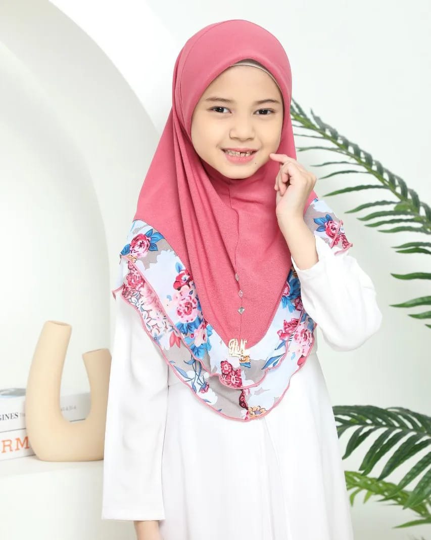EMILIA KIDS SCARF - D.PINK