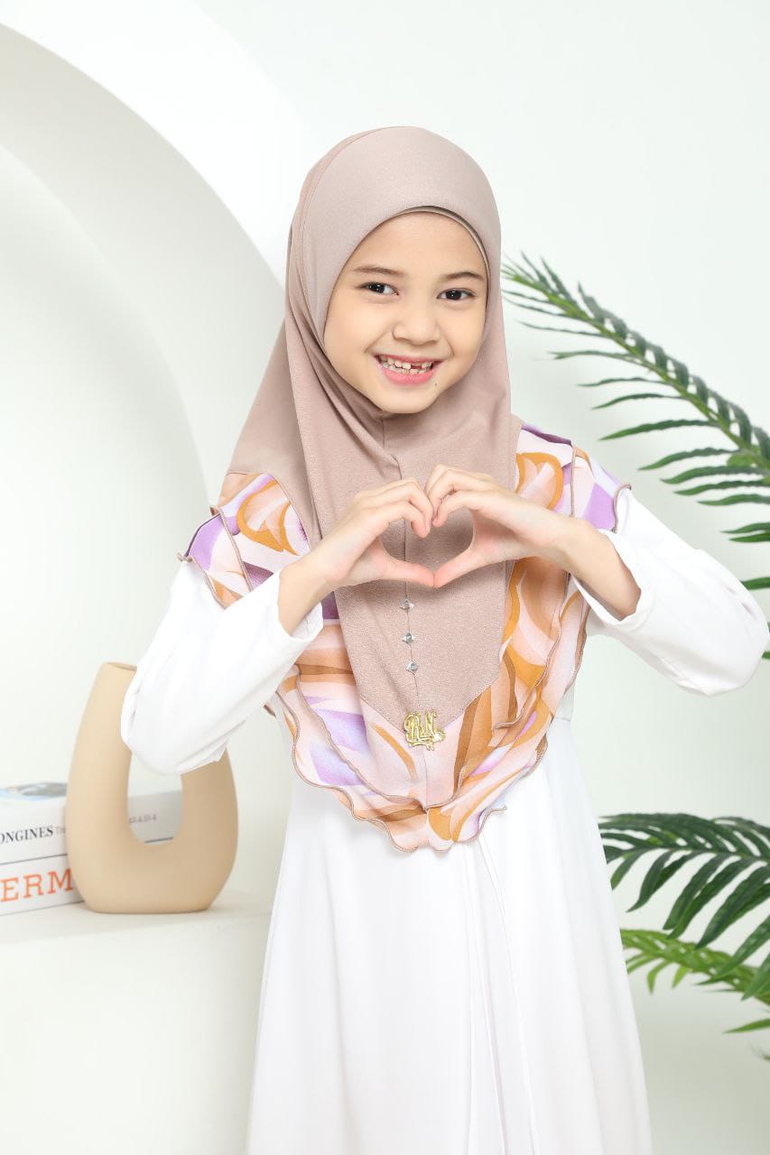 EMILIA KIDS SCARF - NUDE