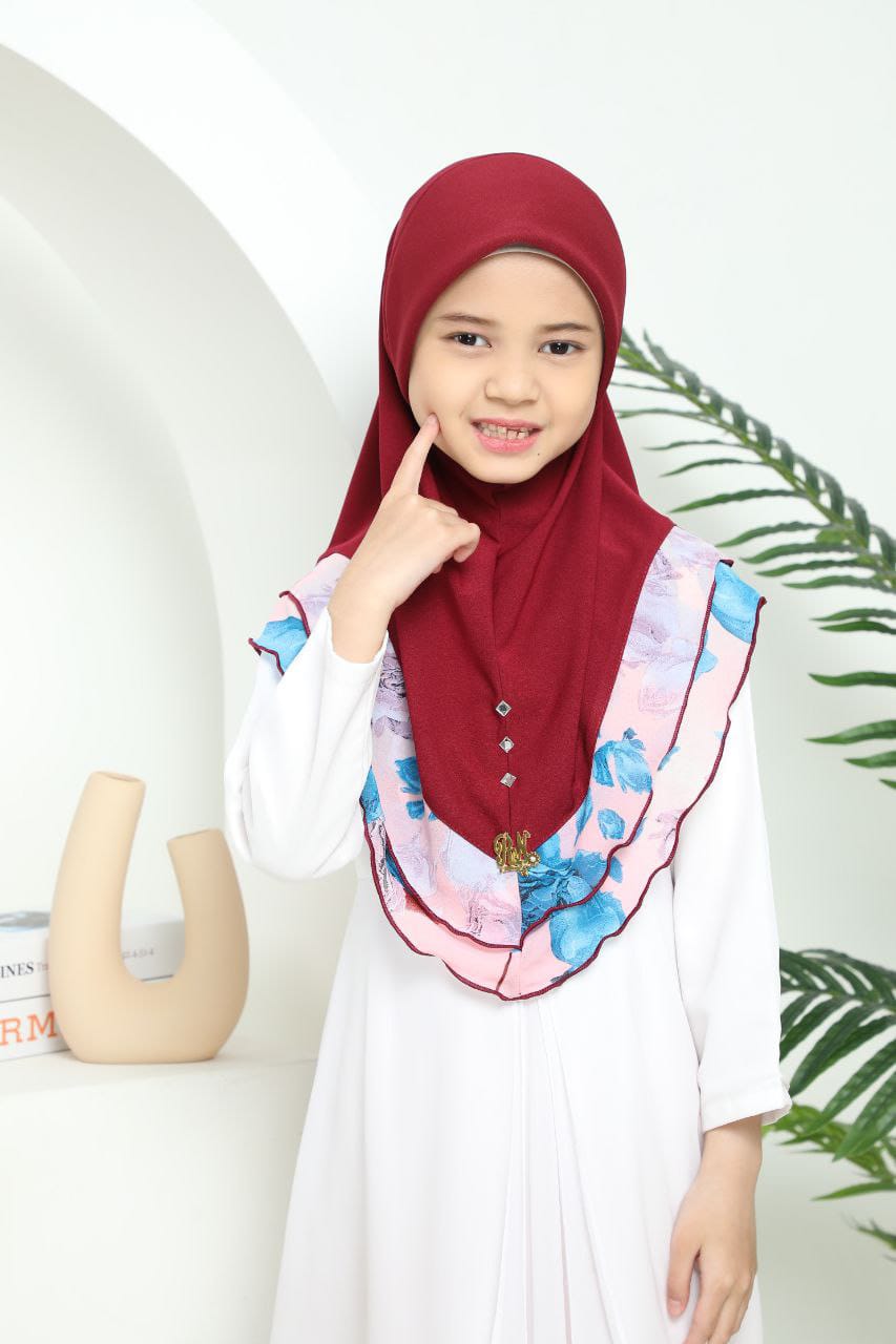 EMILIA KIDS SCARF - MAROON