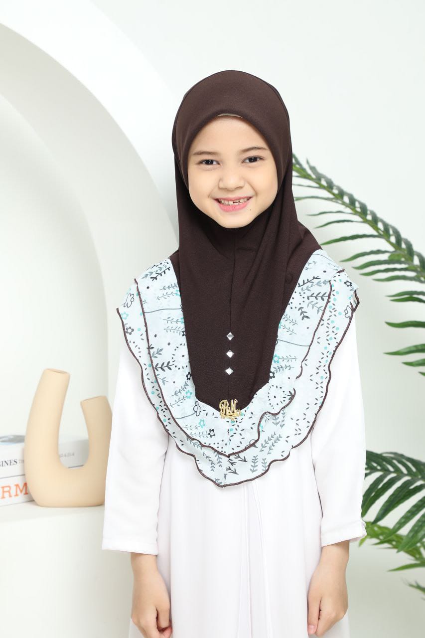 EMILIA KIDS SCARF - BROWN