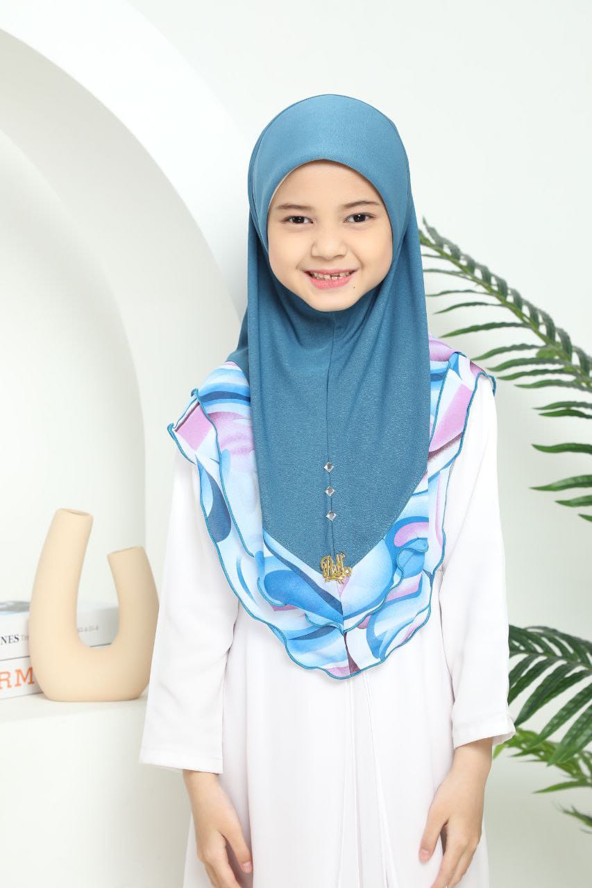 EMILIA KIDS SCARF - TEAL