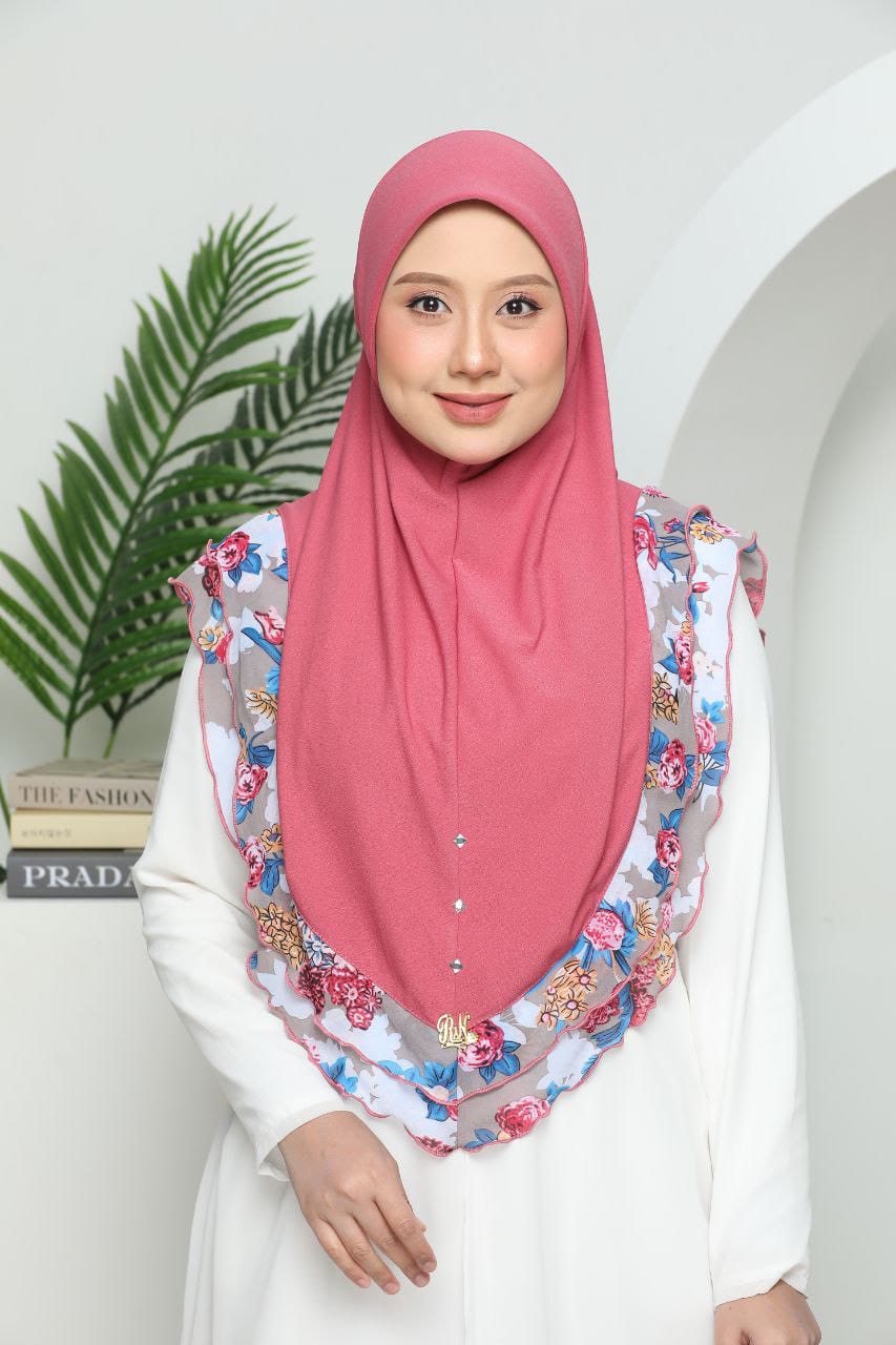 PINK LEILA SCARF