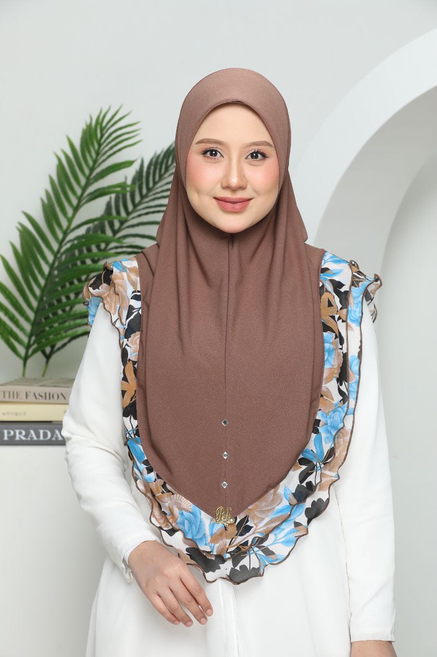 BROWN LEILA SCARF