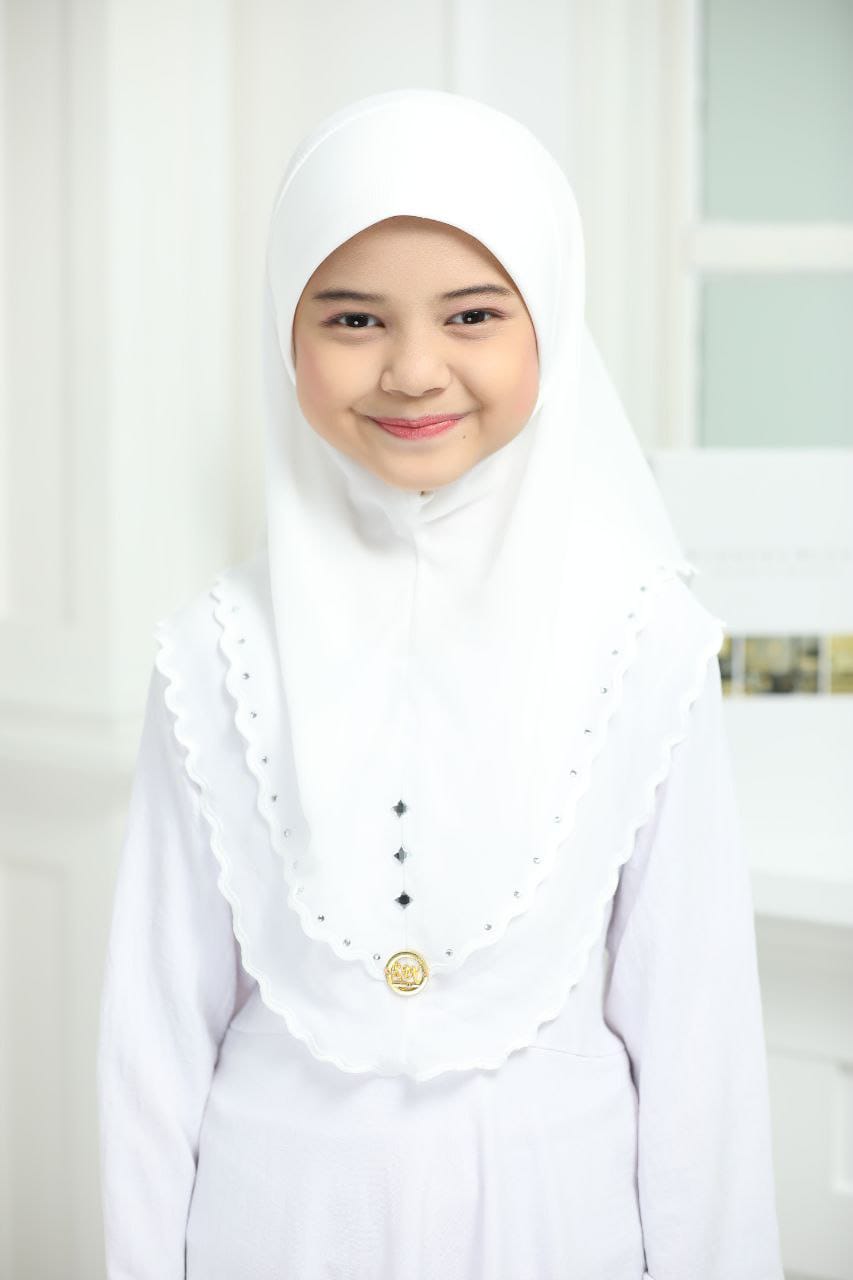 AYZAL KIDS SCARF - WHITE