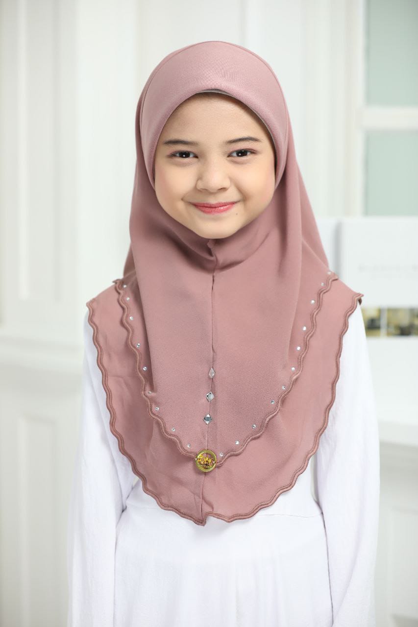 AYZAL KIDS SCARF- MAUVE