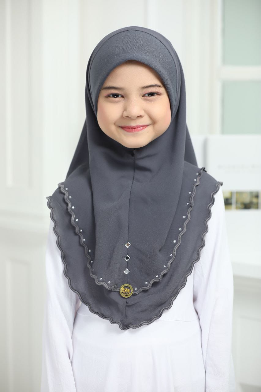 AYZAL KIDS SCARF- GREY