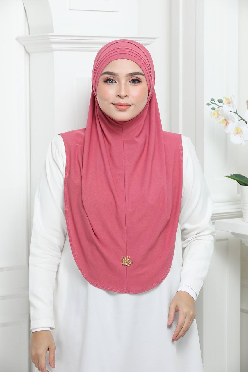 PINK RANIA CAP&SCARF
