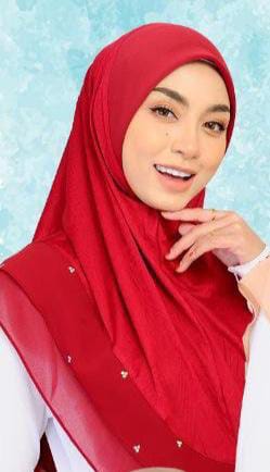 RED AINA SCARF