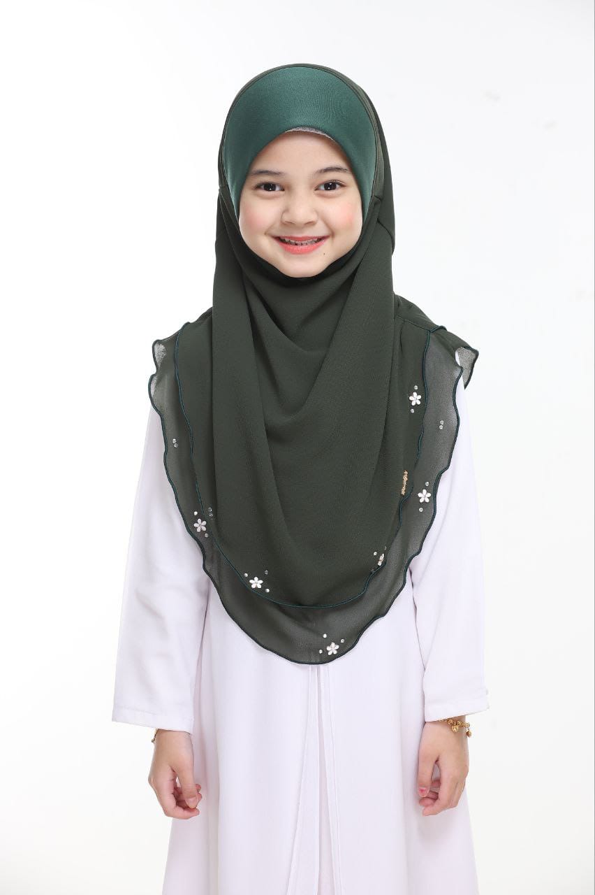 GREEN MAISHA KIDS SCARF