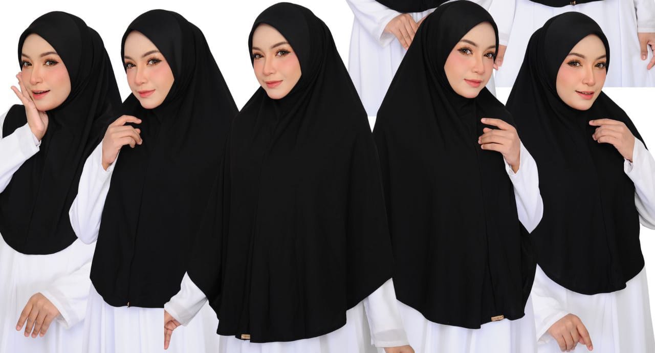BLACK RIMSHA SCARF