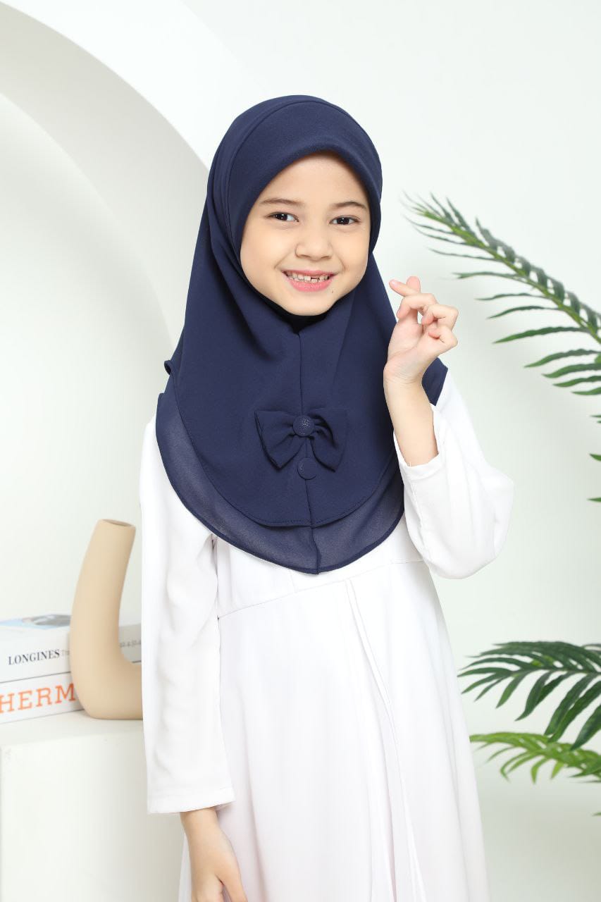 AARA NAVY KIDS SCARF