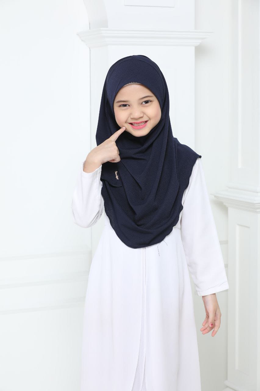 NAVY AYCA KIDS SCARF