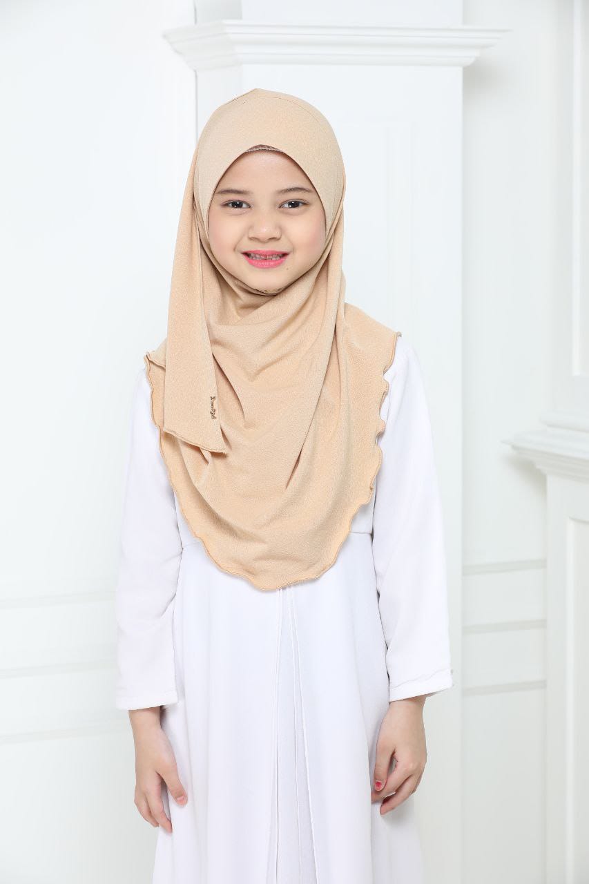 CREAM AYCA KIDS SCARF