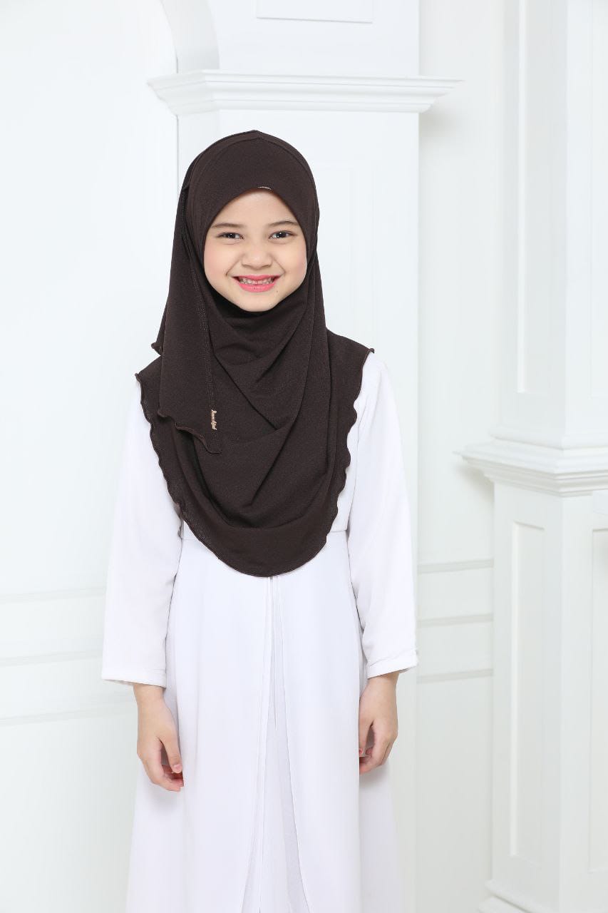 BROWN AYCA KIDS SCARF