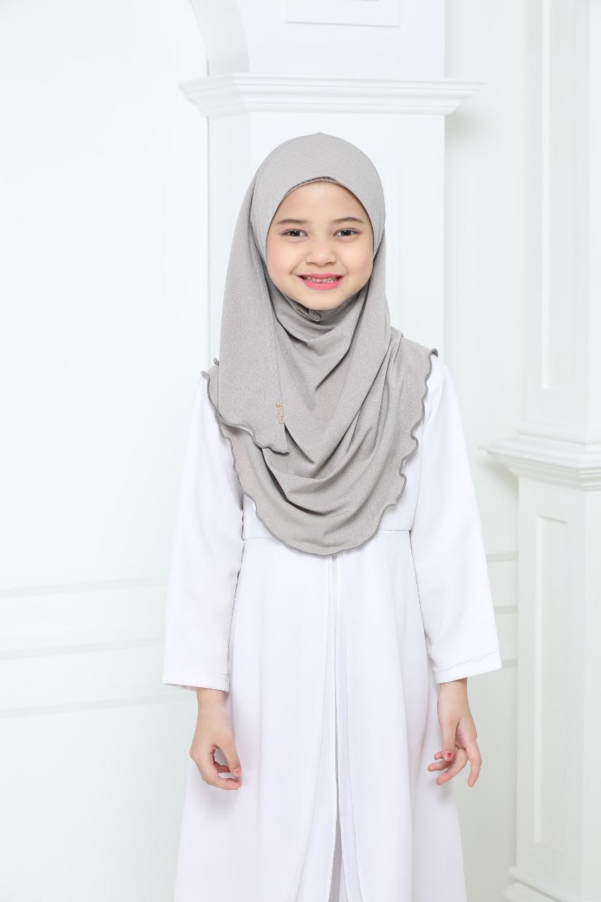 GREY AYCA KIDS SCARF