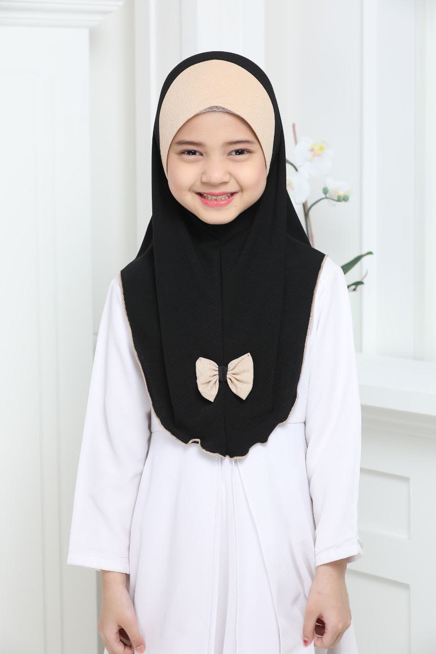 CREAM HENZA KIDS SCARF