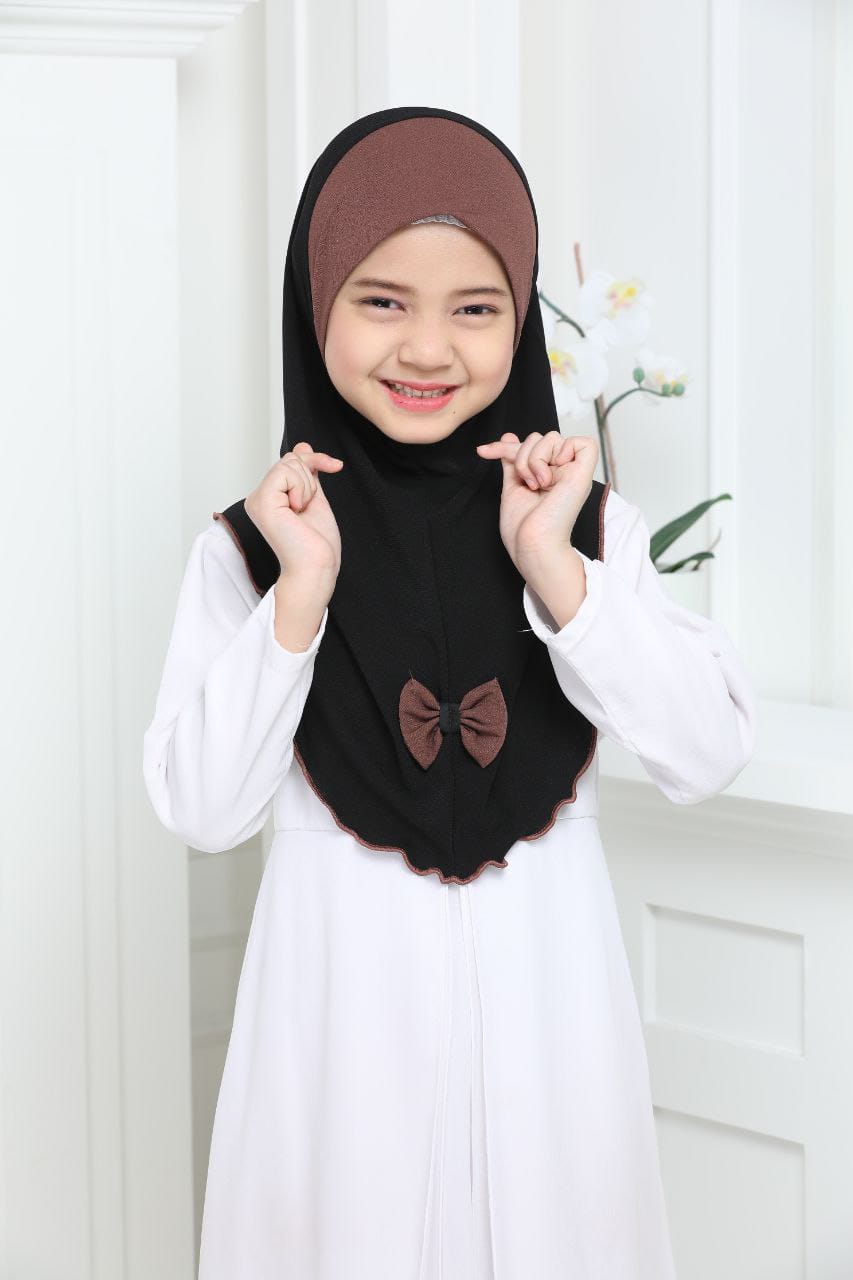 BROWN HENZA KIDS SCARF