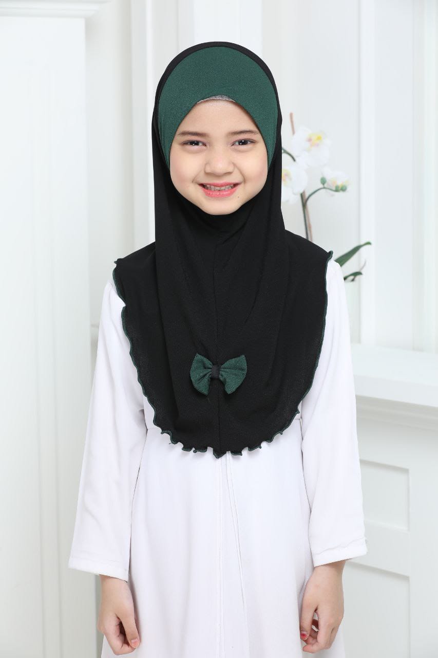 GREEN HENZA KIDS SCARF
