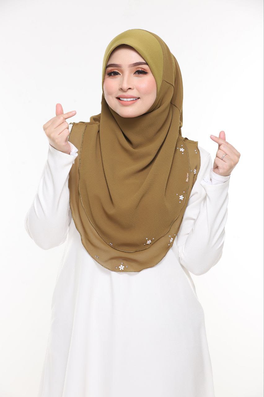 OLIVE GREEN MAISHA SCARF