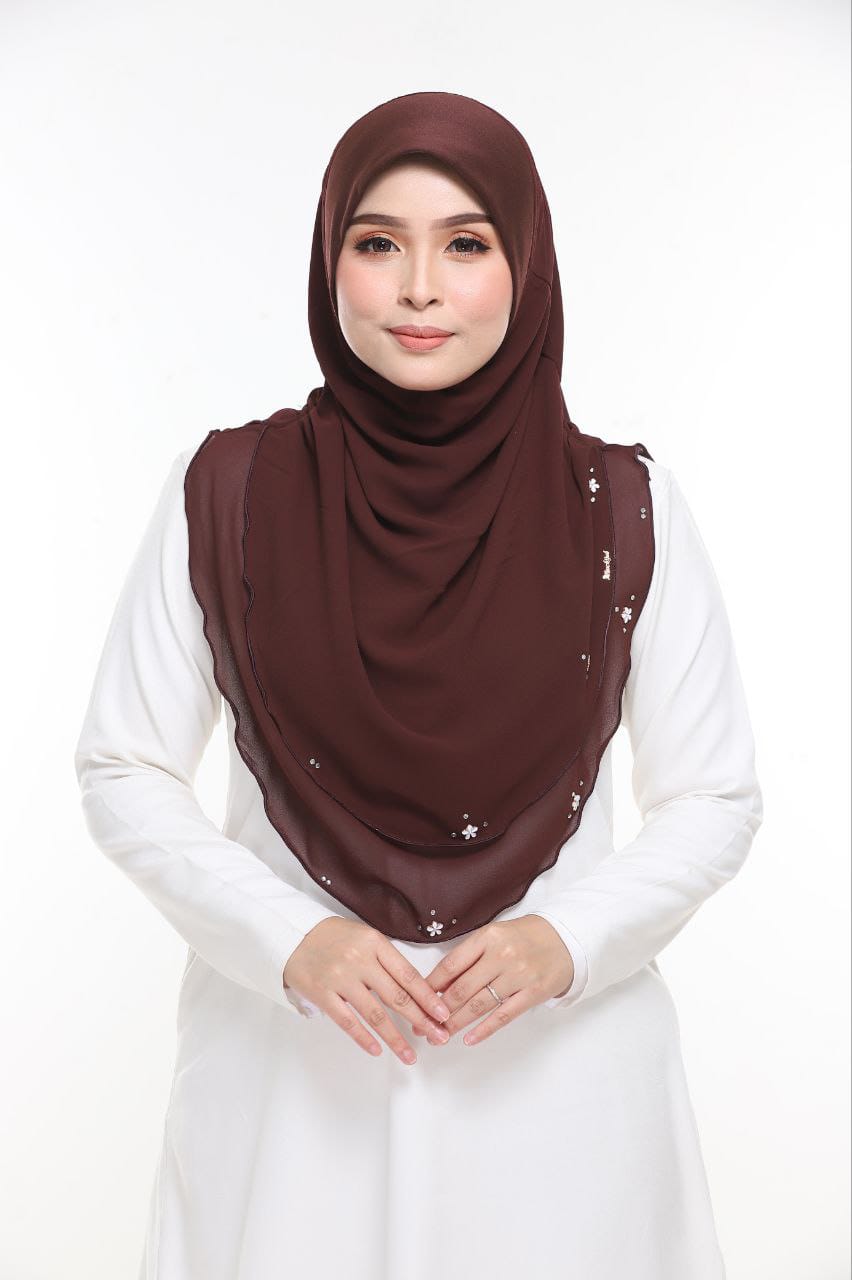 BROWN MAISHA SCARF