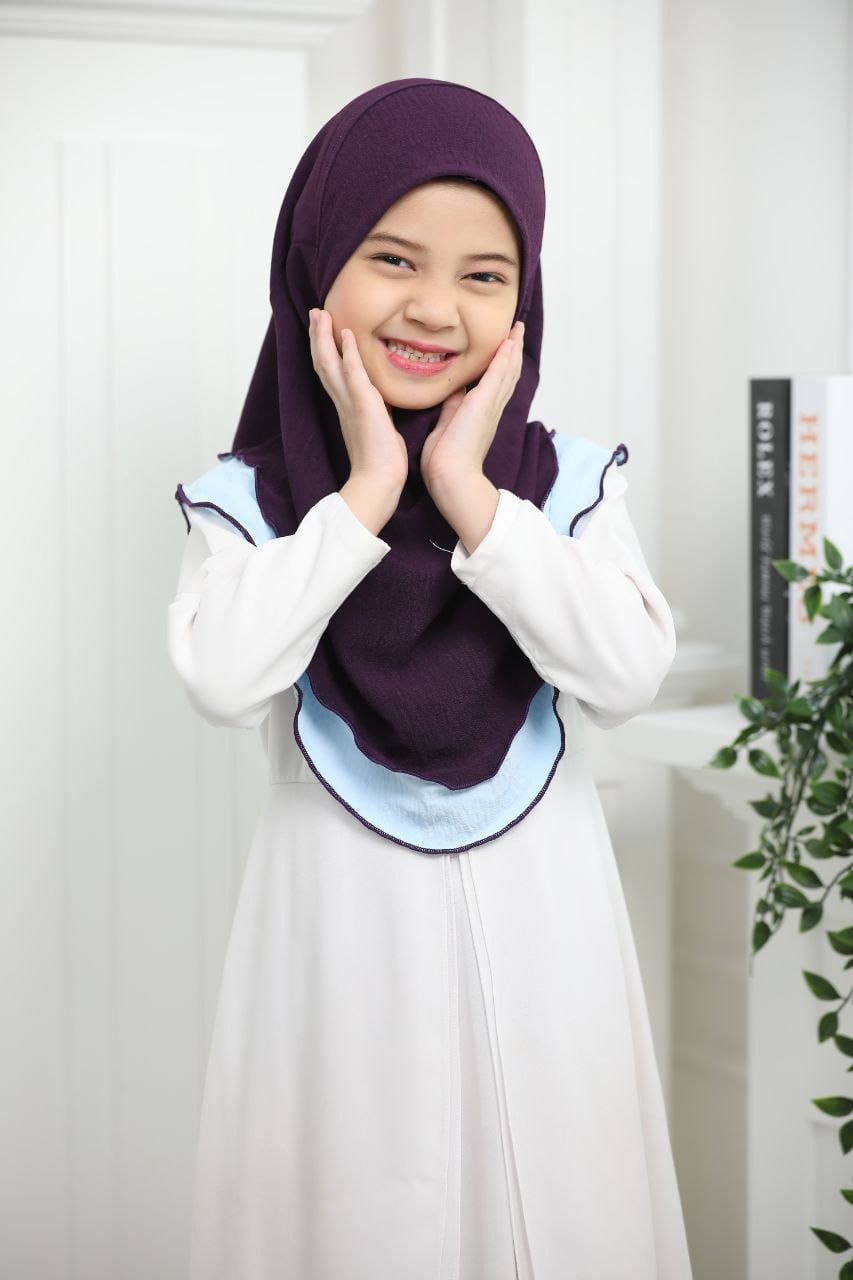PURPLE ELIZHA SCARF