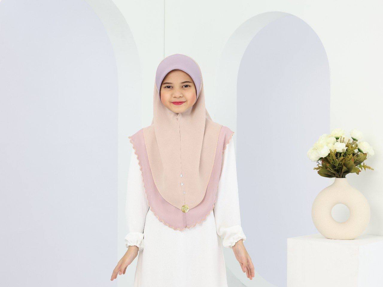 B PINK CELINA KIDS SCARF