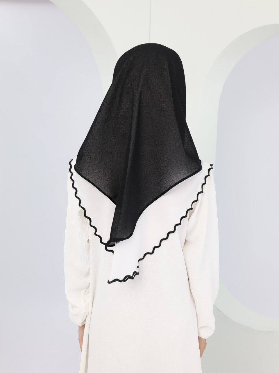 BLACK CELINA KIDS SCARF