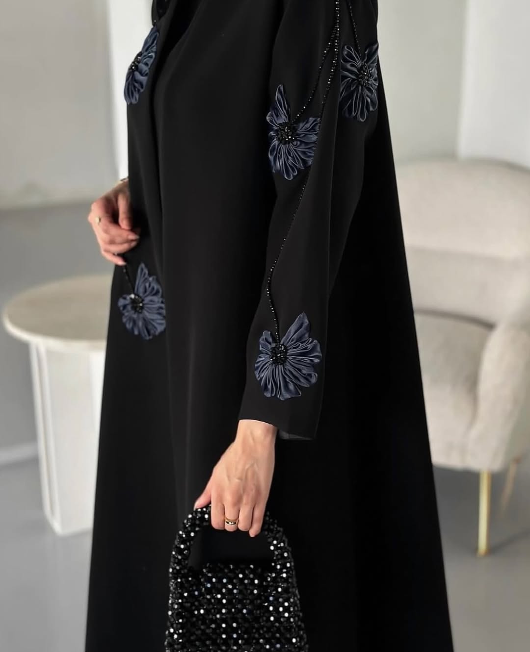 FIZA HANDWORK ABAYA