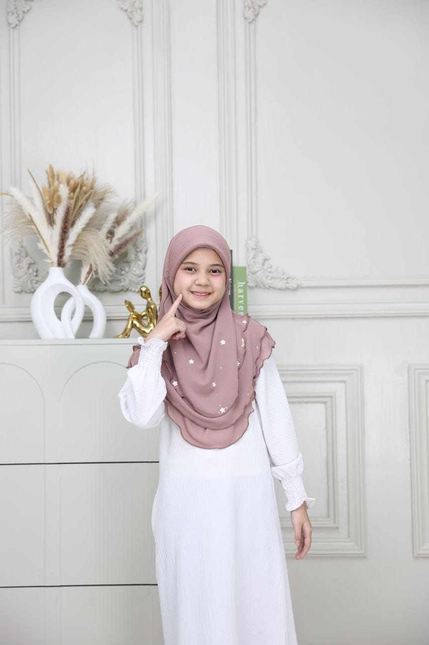 MAUVE AIDA KIDS SCARF