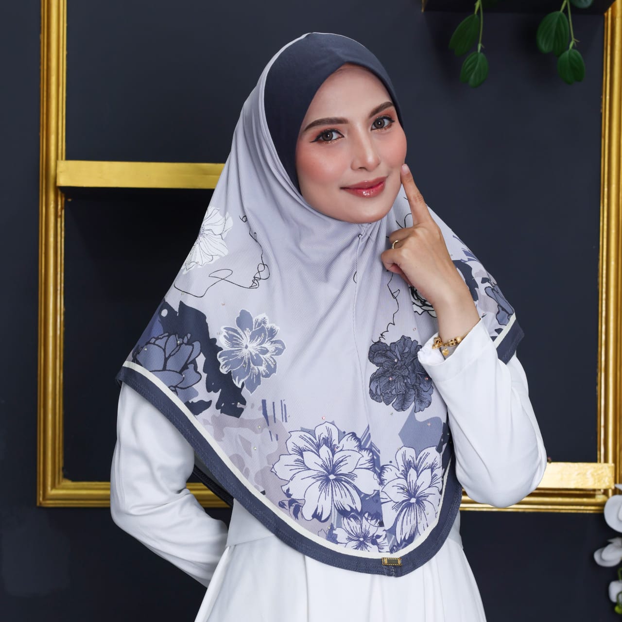 ALIZA COTTON RIBBED SCARF