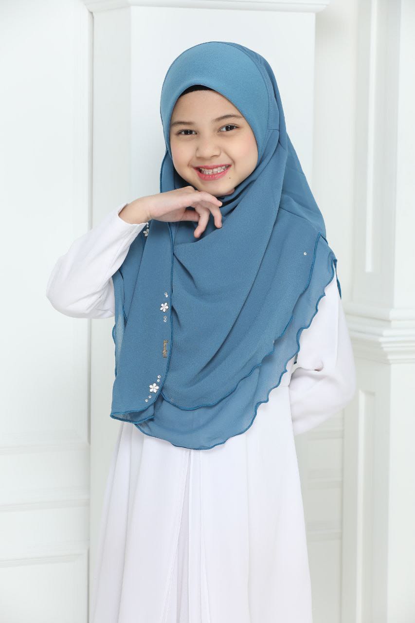 NYLA KIDS SCARF - TEAL