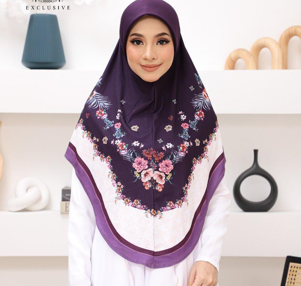 PURPLE FIZA SCARF