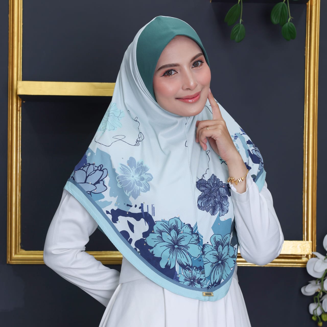 ALIZA COTTON RIBBED SCARF