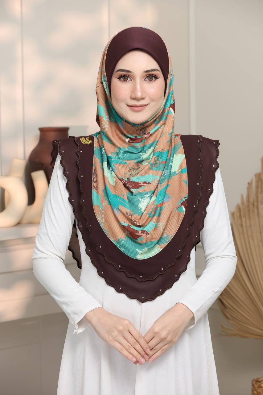 BROWN HAFA SCARF